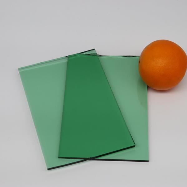 Quality Colored Float Glass 10mm 12mm 15mm 19mm Dark Green Colorful Stained Glass for sale