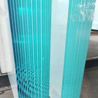 Quality 1/2" 1/8" Custom Low Iron Acid Etched Glass High UV Protection for sale