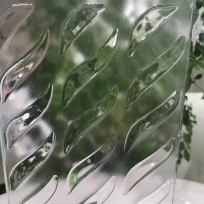 China Decoración contemporánea de vidrio fundido en proceso de fusión en caliente Vidrio decorativo en venta