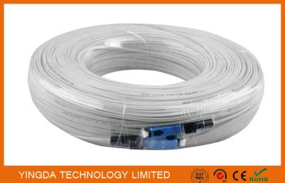 Chine avances de correction de fibre de 150M dans la gaine de câblage d'intérieur GJXFH de la corde de correction de réseau de FTTH LSZH à vendre