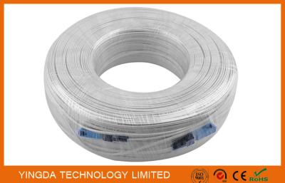 China White Fibre Optic Patch Leads With FIC Fast Connector SC Simplex SM 200M IL<0.3dB for sale
