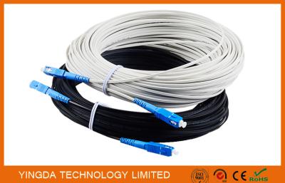 China Outdoor Fiber Optic Patch Cord FTTH Network Patch Cable 1 Core SC / UPC - SC / UPC 40M for sale