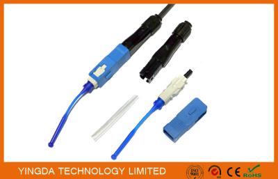China FTTH FIC SC Fusion Splice-on Connector, SC /  PC Field Installable Connector for sale