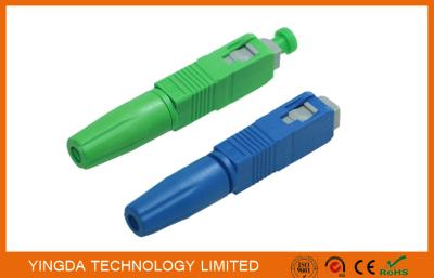 China Grüner/blauer nachträglich einbaubarer Gebrauch Sc UPC APC Verbindungsstück-FTTH zu verkaufen