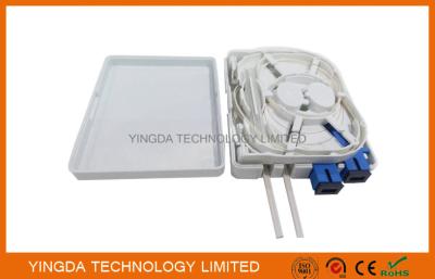 China Plastic Fiber Optic Termination Box Wall Socket 2 Port SC 86 Type for sale