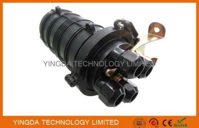 China FTTH Fiber Optic Cable Joint Closure 4 Ports 24 Cores For Underground / Pipeline for sale