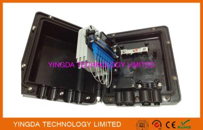 China 1 x 2 Bare Fiber Cable Joint Box , 36 Cores Optical Fiber Distribution Box For Drop Cable for sale