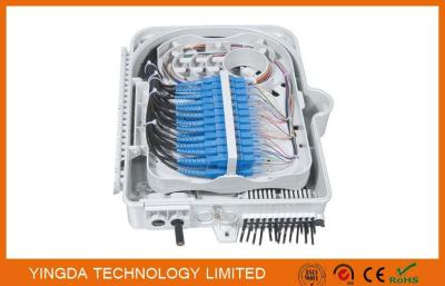 China 24 Cores Fiber Optic Distribution Box For Uncut Cable , Mid Span Access FTTH Fibre Splice Box for sale