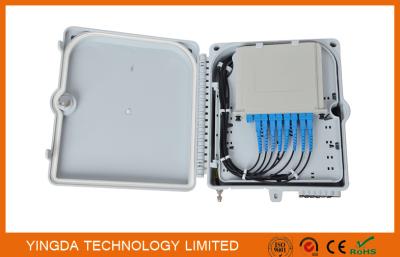 China 12 Cores Fiber Distribution Box , Optical Splitter Module Junction Box for FTTH IP65 for sale