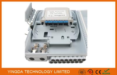 China PC+ABS Material Optical Terminal Box , Fiber Optic Closure With LGX Module SC/UPC Coupler for sale