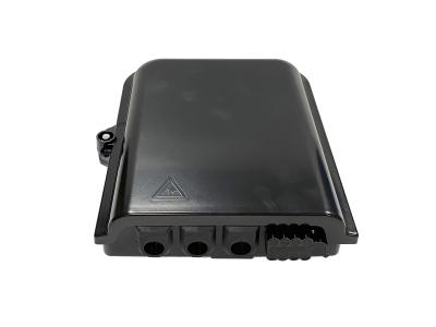 China UL94 V0 Glasvezel Splitter Box voor FTTH Drop Kabel Distributie Zwart 8 Cores SC Allen Schroef Te koop