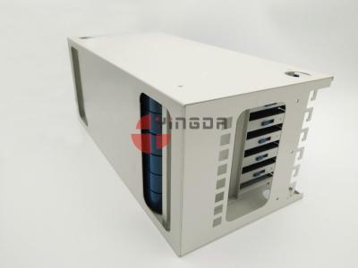China Fiber Management Unit for 19 Inch 72 Port ODF 4U Metal White 1.2mm With Trays for sale