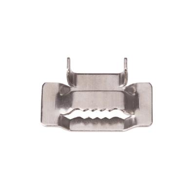 中国 Ear Teeth Stainless Steel Buckles for SS Band Strips SS304 SS201 3-25mm 販売のため