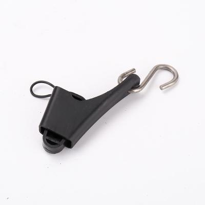 China ADSS Drop Wire Suspension Clamp with Stainless Steel S Hook Cable Installation Kits for sale