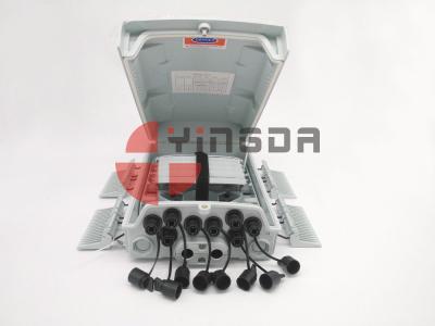 China 96 caja de conexiones al aire libre del cable de fribra óptica de los corazones FTTH con el conector reforzado del SC en venta
