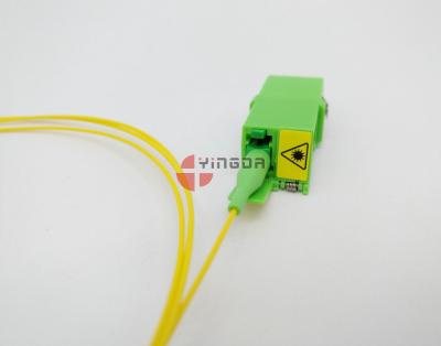 Chine Adaptateur optique recto unimodal LC/APC, coupleur optique vert de fibre de fibre de LC à vendre
