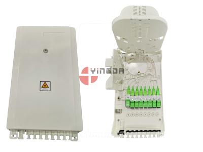 China IP54 Outdoor Fiber Termination Box , Wall Mount Fiber Termination Box For FTTH Drop Cable for sale