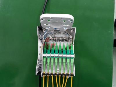 China FTB Fiber Optic Termination Box 1 To 8 PLC Splitter Fanout 900um With Breakout Kits for sale