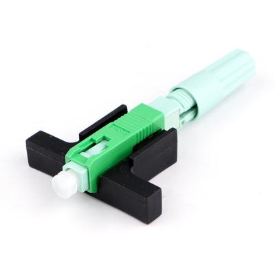China Indoor 5G FTTx 0.3dB Fast Connector Fiber Optic Quick Connector Single Mode for sale