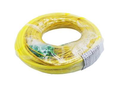 China 48 Cores GJFJV Fiber Optic Pre-Terminated Assembly 2.0mm Bundle Patch Cord LC APC LSZH Corning Yellow for sale