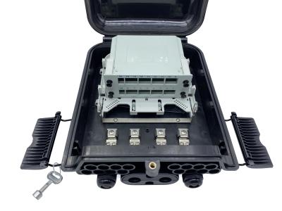 China 1x16 Splitter Fiber Optic Distribution Box 24 Core IP65 Waterproof for sale