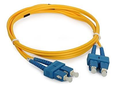 China 3D Passed optical patch cord SC / UPC - SC / UPC single mode fiber jumpers for sale