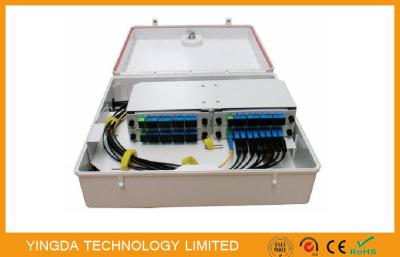 China Mini 1 / 32 PLC Fiber Optic Splitter Box For FTTX ODN PON Network GPDB-S32D for sale