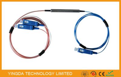 China 1 x 2 Pon Fiber Optic Plc Splitter Coupler, Fused Fbt Coupler 1310nm 1550nm Dual Window 50% / 50% for sale