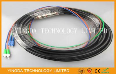 China Outdoor Telecom Waterproof Pigtail Patch Cord SC - FC / APC 2 Core 4 Core  20M for sale