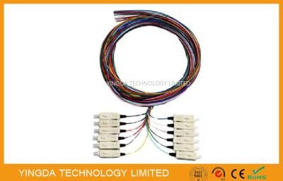 Китай 850 & отрезок провода LSZH мультимодные 3M волокон 50/125um 12 SC MM отрезка провода оптического волокна 1300nm продается