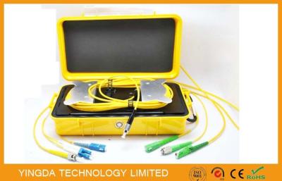 China 2KM MM 62.5 / 125 ST LC Fiber Tool Kits / Fiber Optic OTDR Launch Cable Box for sale