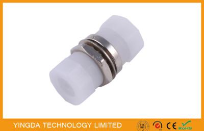 China Fiber Optic Coupler FC SM SX , Fiber Adapter FC / PC D Type Metal Simplex for sale