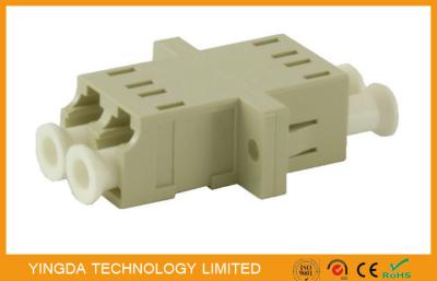 China LC Multimode Fiber Optic Adapter Coupler Duplex Ceramic Ferrule , LC Fiber Adaptor for sale