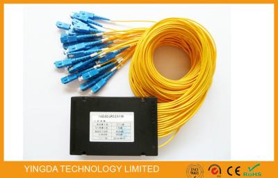 China 1*32 Passive Optical Fiber PLC Splitter Box Low Pdl , Low Insertion Loss For Fiber To Home for sale
