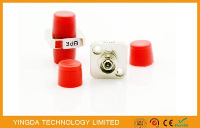 China Fixed Type Fiber Optic Attenuator Square 3dB 4dB 5dB , CATV FC Attenuator for sale