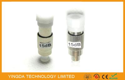 China Test Equipment Male To Female FC / PC Fiber Optic Attenuator 15dB 1310nm 1550nm for sale