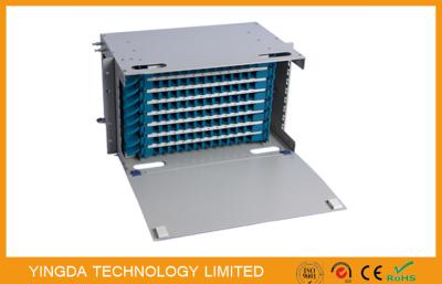 China SC ODF 96 Port Patch Panel Fiber Optic Distribution Frame Welding Tray 12 Fibers for sale