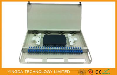 China SC Simplex 24 Port Fiber Patch Panel For FTTH FTTX FTTB ODN PON Network for sale