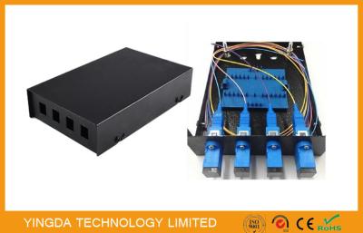 China Custom Fully Load 4 Core SC LC Fiber Optic Termination Box For Local Area Networks for sale