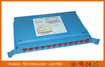 Chine Plastique optique modulaire de soudure intégré de haute résistance de plat de cassette de plateau d'épissure de fibre à vendre