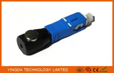China Comprimento 40mm únicos - metal desencapado do ST do SC FC LC do adaptador da fibra óptica do modo redondo à venda