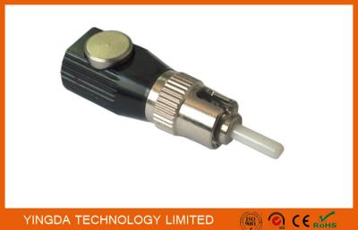 China Adaptadores de fibra óptica del metal, ST desnudo óptico del ST FC LC del adaptador de la fibra redondo en venta