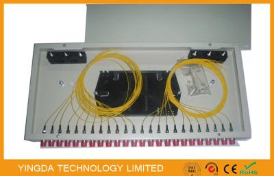 China Rack Mount Fiber Optic Patch Panel for sale