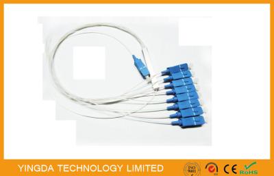 China 1 x 8 Fiber Optic PLC Splitter for sale