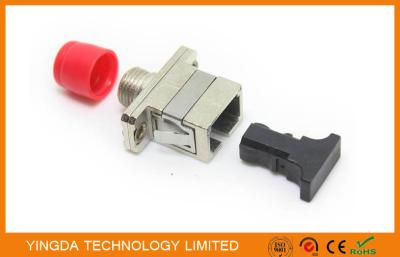 China CATV Fiber Optic SC / FC Adapter Hybrid Type Bellcore TA-NWT-001209 ISO SGS for sale