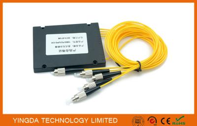 China Divisor de fibra óptica de la caja de Platic del ABS, módulo planar FC el 1.5M del divisor del circuito de la onda luminosa en venta