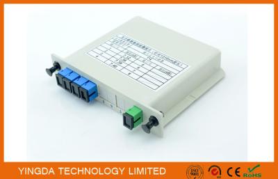 Китай Splitter 1x4 в коробке LGX, G657A1 PLC EPON оптического волокна, волокно SMF-28e G652D Corning продается