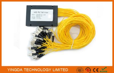 China GPON Low PDL 1*32 FC PLC Fiber Optic Splitter ABS Plastic For Data Communication for sale