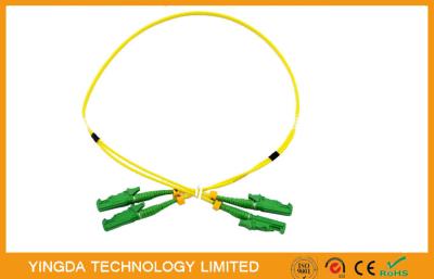 China CATV & CCTV FTTH 100% Test APC Optical Fiber Jumper , E2000 Patch Cord for sale