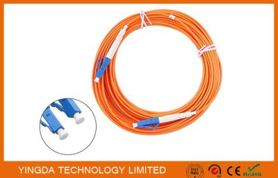 China Remendo MM62.5 da fibra de Mulitmode da fibra óptica/PVC 2.4mm de 125um OM1, cabos de ligação em ponte da fibra à venda
